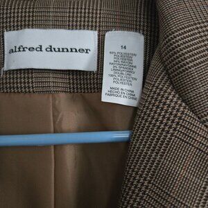 Alfred dunner plaid blazer